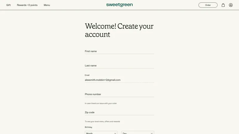 Sweetgreen — Food & Drink, интерфейс, скриншот 11/166