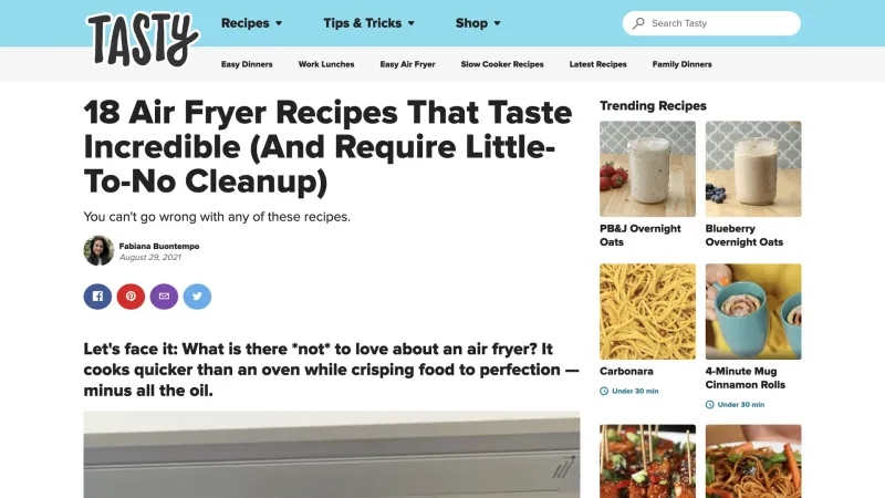 Tasty — Food & Drink, интерфейс, скриншот 3/141