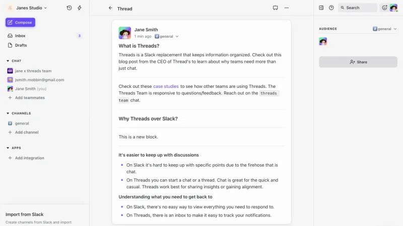 Threads — Social, интерфейс, скриншот 2/693