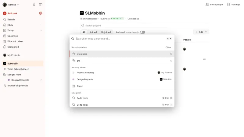 Todoist — Productivity, интерфейс, скриншот 2/364