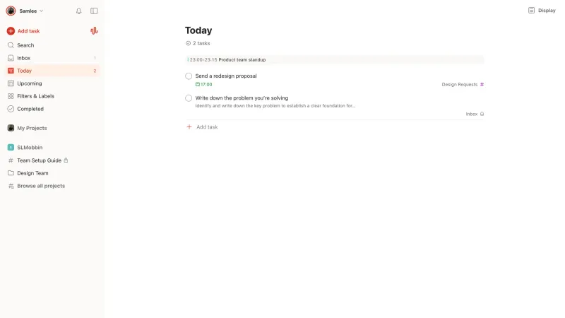Todoist — Productivity, интерфейс, скриншот 4/364