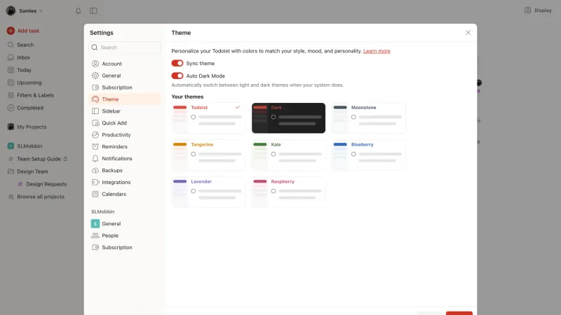 Todoist — Productivity, интерфейс, скриншот 8/364