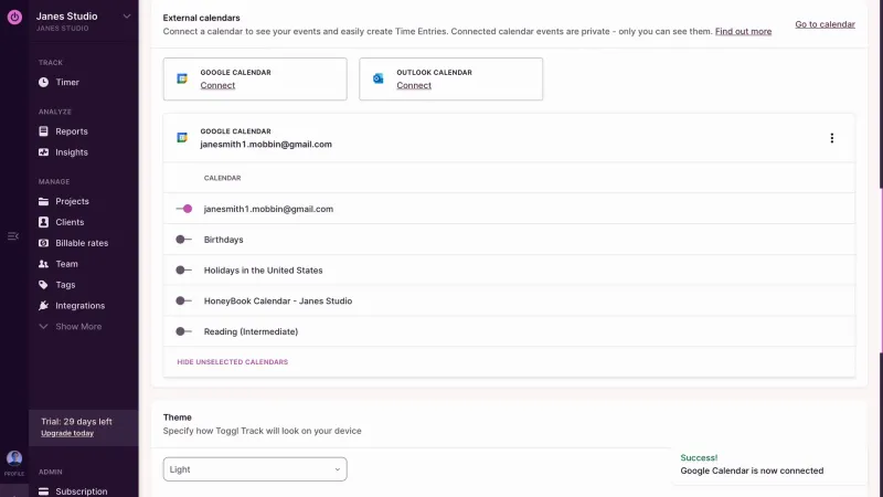 Toggl Track — Productivity, интерфейс, скриншот 4/703