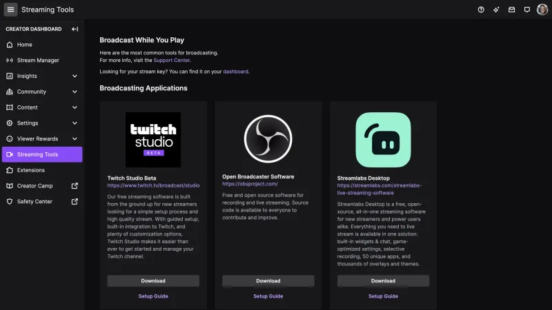 Twitch — Entertainment, интерфейс, скриншот 2/534