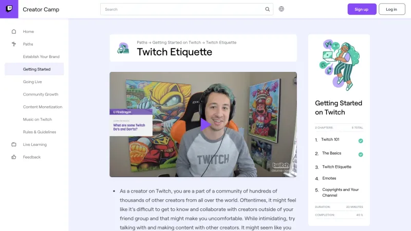 Twitch — Entertainment, интерфейс, скриншот 5/534