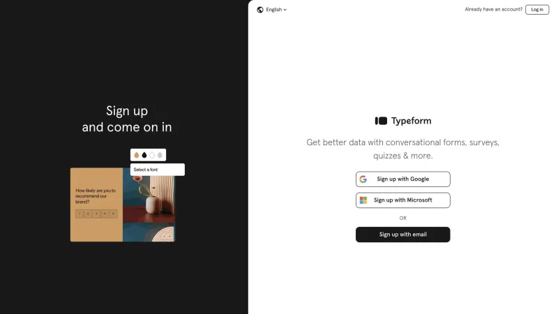 Typeform — Marketing, интерфейс, скриншот 2/430