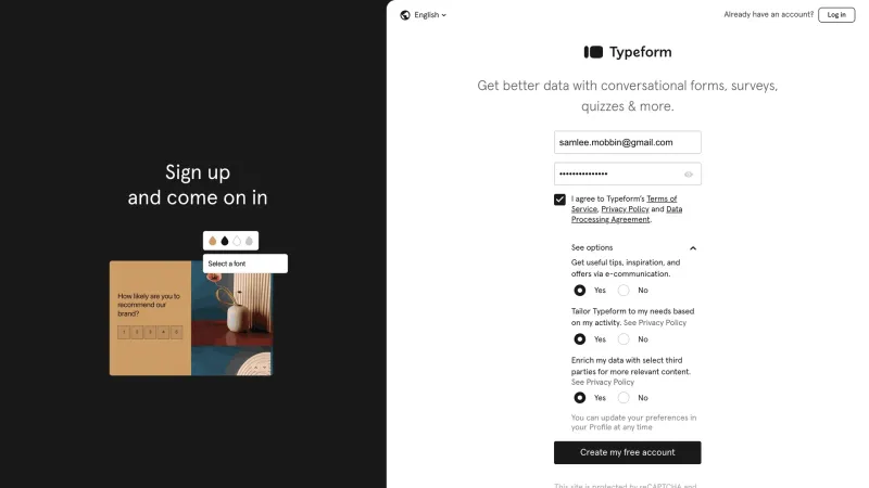 Typeform — Marketing, интерфейс, скриншот 7/430