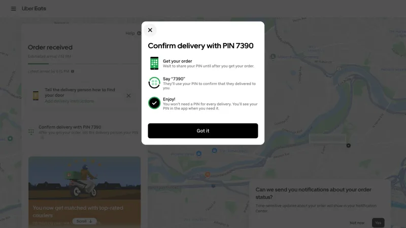 Uber Eats — Food & Drink, интерфейс, скриншот 2/256