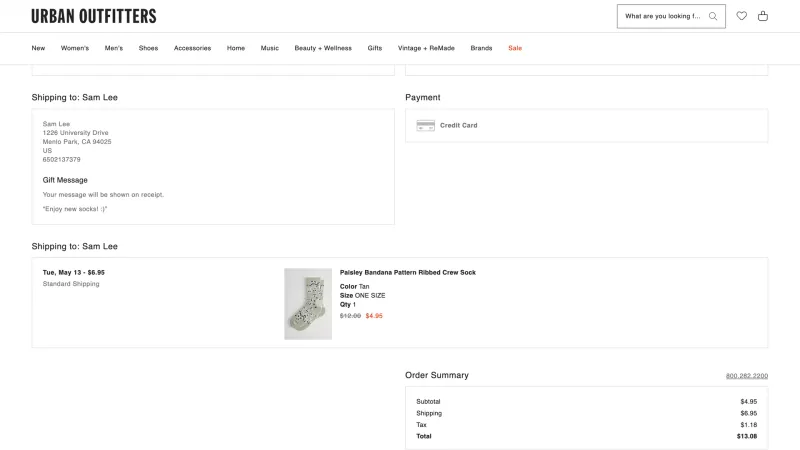 Urban Outfitters — E-commerce, интерфейс, скриншот 9/153