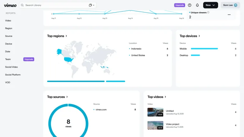 Vimeo — Entertainment, интерфейс, скриншот 9/457