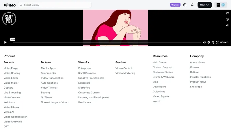 Vimeo — Entertainment, интерфейс, скриншот 12/457