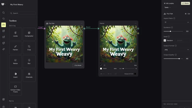 Weavy — Developer Tools, интерфейс, скриншот 2/180