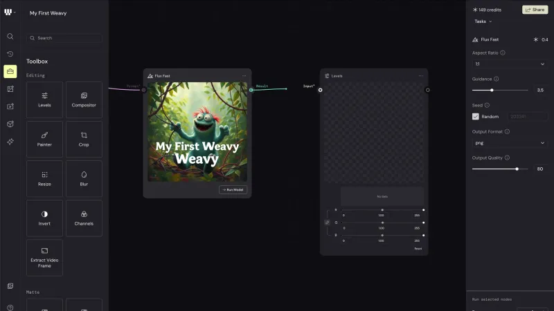 Weavy — Developer Tools, интерфейс, скриншот 3/180
