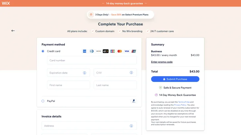 Wix — Design, интерфейс, скриншот 1003
