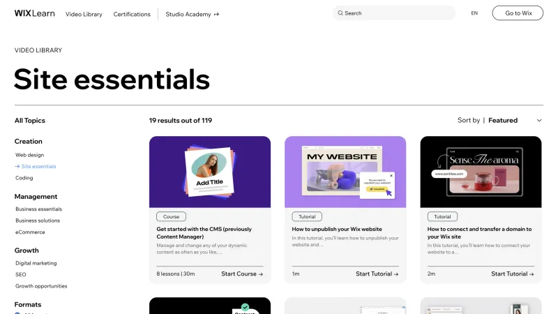 Wix — Design, интерфейс, скриншот 1007