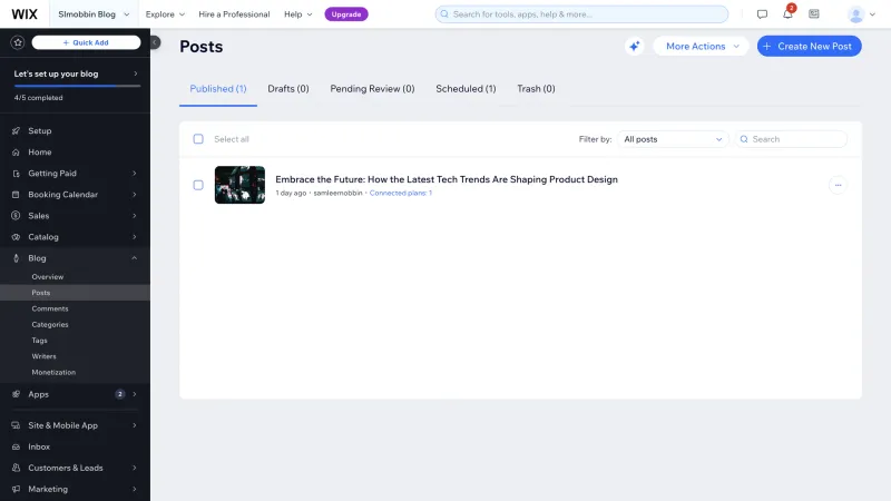 Wix — Design, интерфейс, скриншот 1015