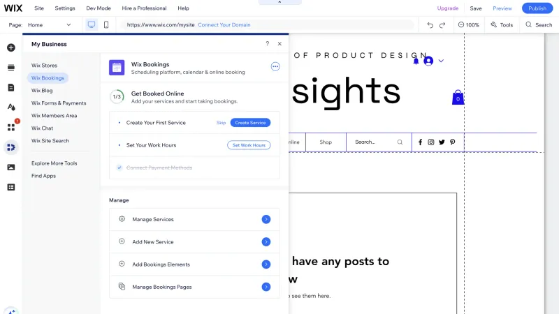 Wix — Design, интерфейс, скриншот 1035
