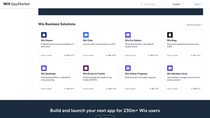 Wix — Design, интерфейс, скриншот 1043