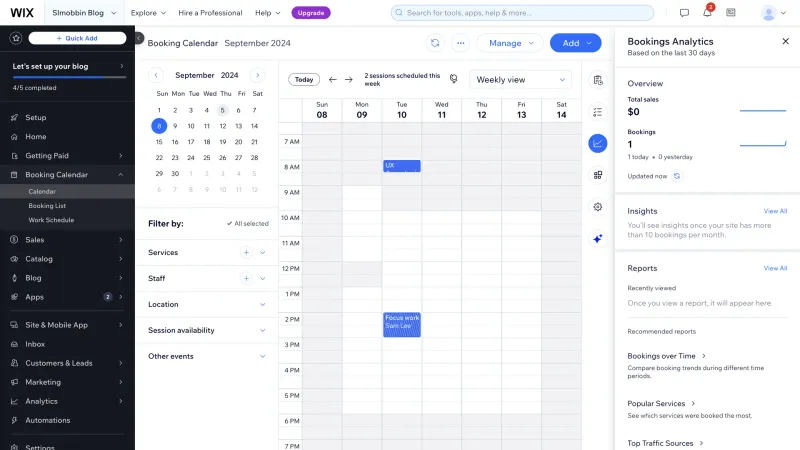 Wix — Design, интерфейс, скриншот 1046