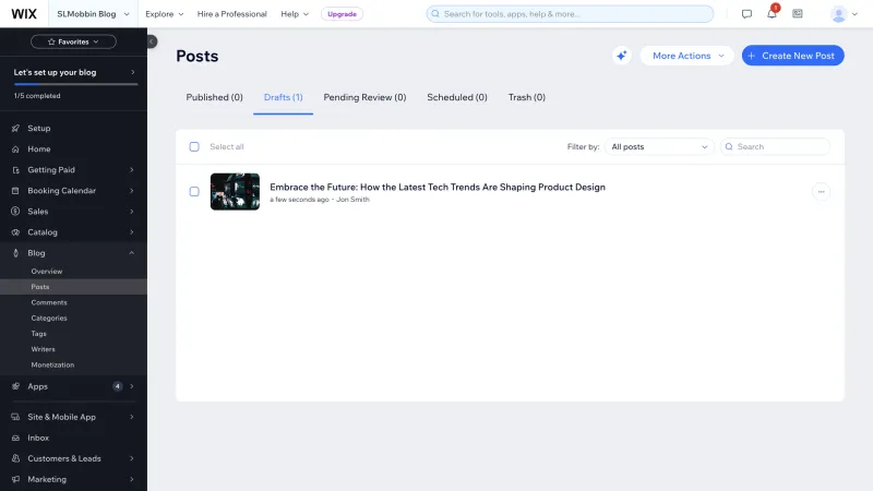 Wix — Design, интерфейс, скриншот 1051