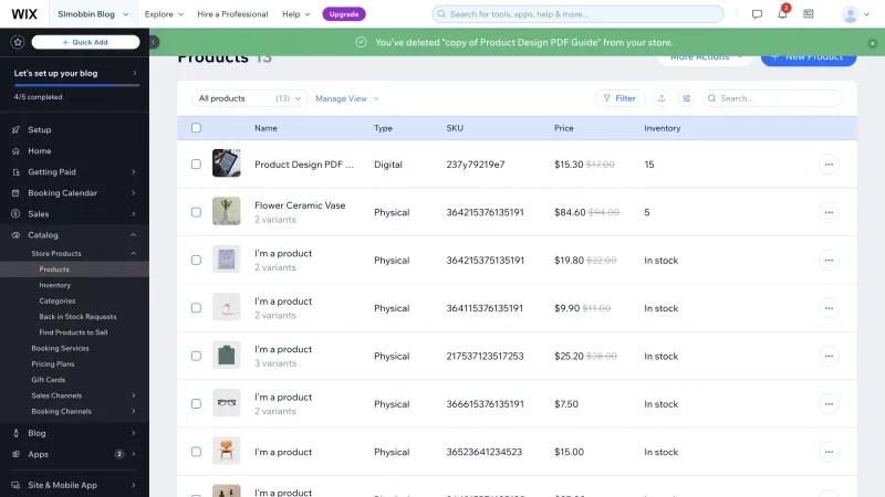 Wix — Design, интерфейс, скриншот 1067