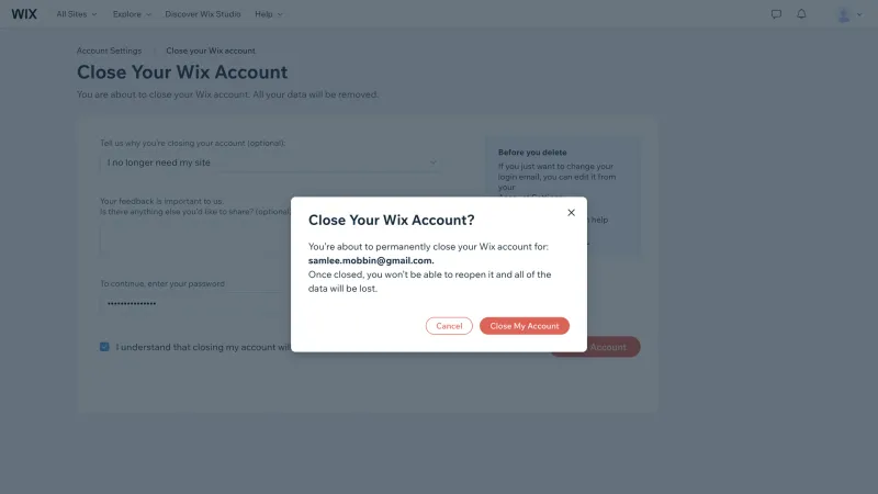 Wix — Design, интерфейс, скриншот 1083