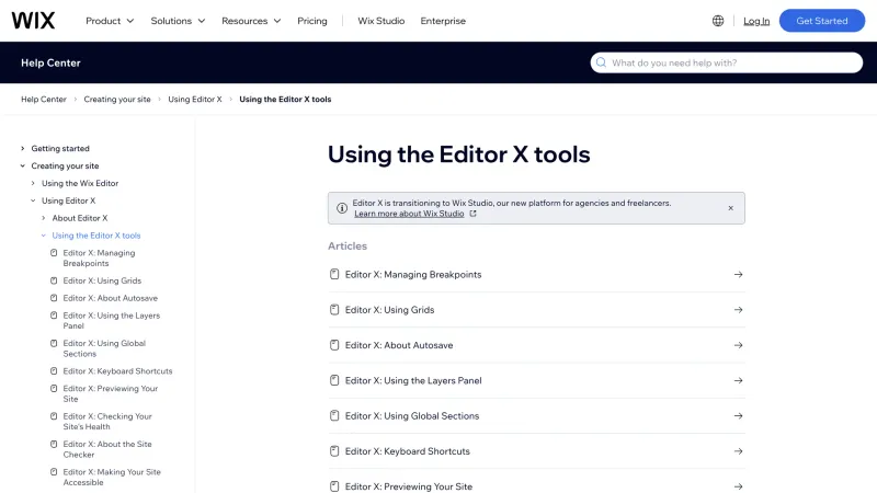 Wix — Design, интерфейс, скриншот 1085