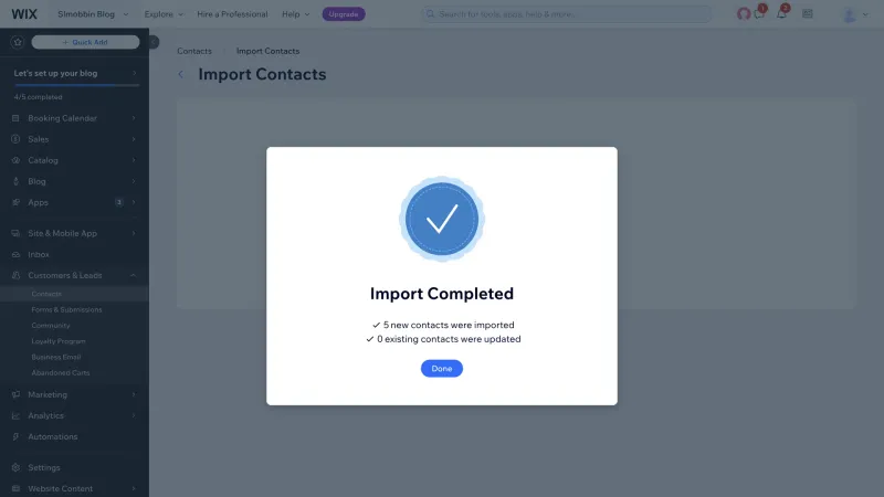 Wix — Design, интерфейс, скриншот 1095
