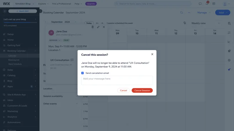Wix — Design, интерфейс, скриншот 1099