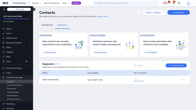 Wix — Design, интерфейс, скриншот 1103