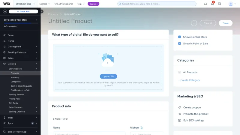 Wix — Design, интерфейс, скриншот 1111