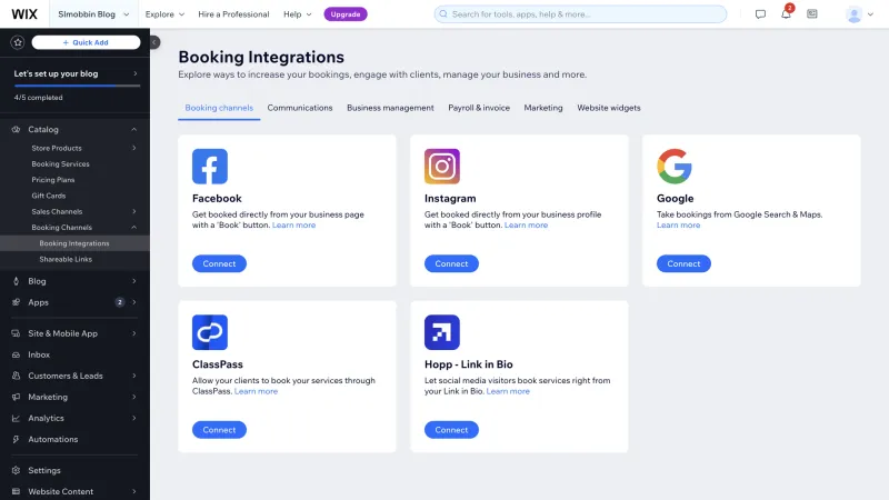 Wix — Design, интерфейс, скриншот 1120