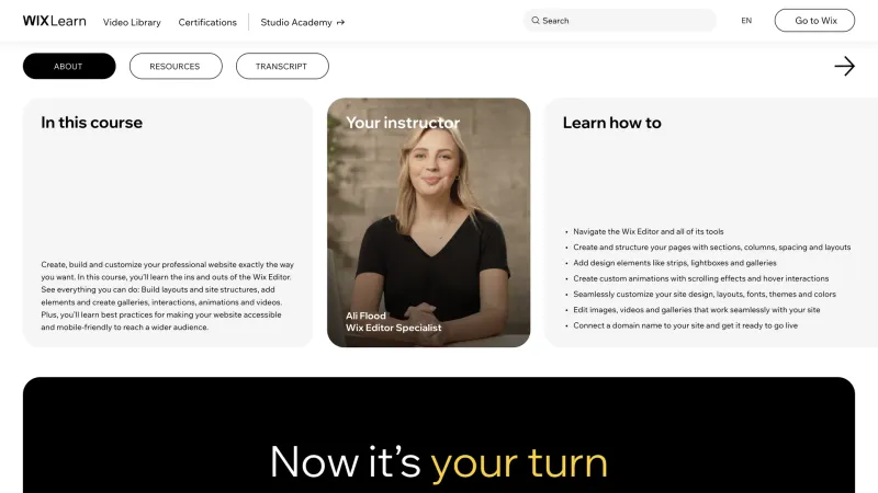 Wix — Design, интерфейс, скриншот 1123