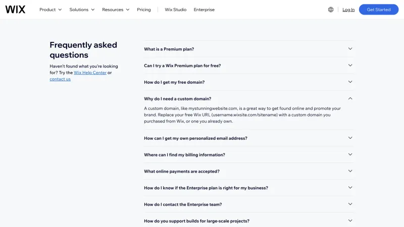 Wix — Design, интерфейс, скриншот 1156