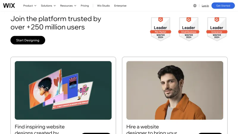Wix — Design, интерфейс, скриншот 1170