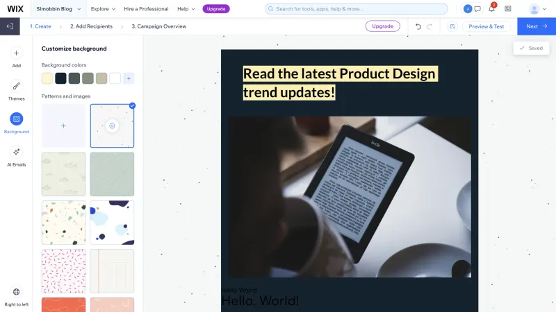 Wix — Design, интерфейс, скриншот 1172