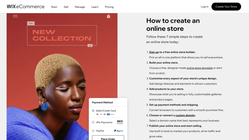Wix — Design, интерфейс, скриншот 1180