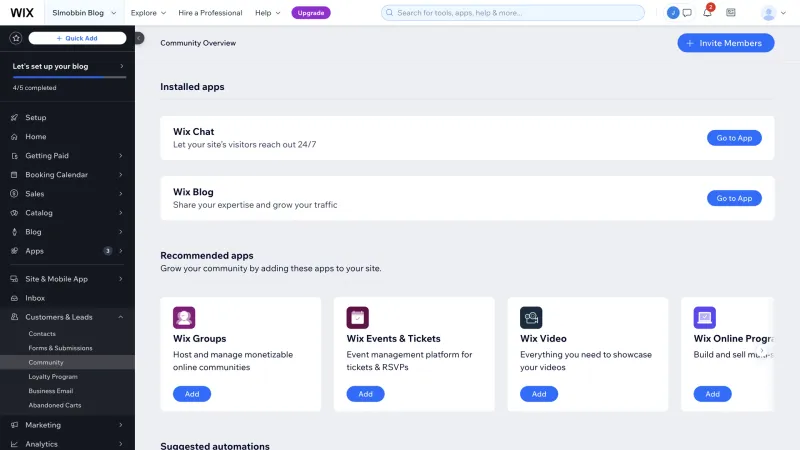 Wix — Design, интерфейс, скриншот 1203