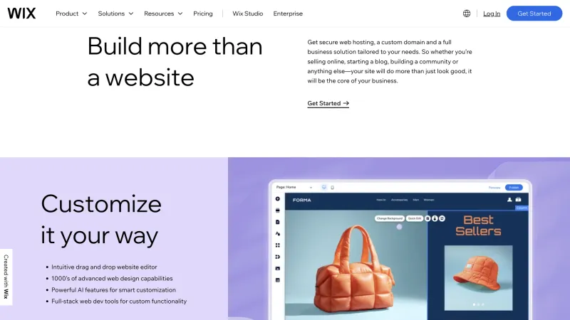 Wix — Design, интерфейс, скриншот 1213