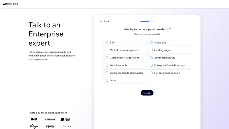 Wix — Design, интерфейс, скриншот 1232