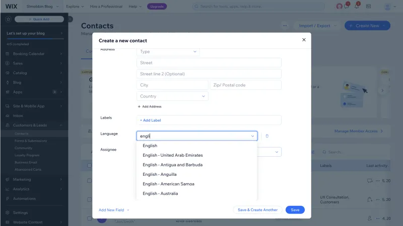 Wix — Design, интерфейс, скриншот 1246