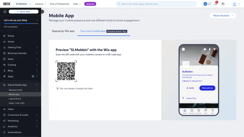Wix — Design, интерфейс, скриншот 1249