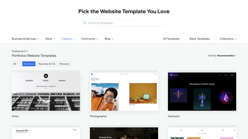 Wix — Design, интерфейс, скриншот 1261