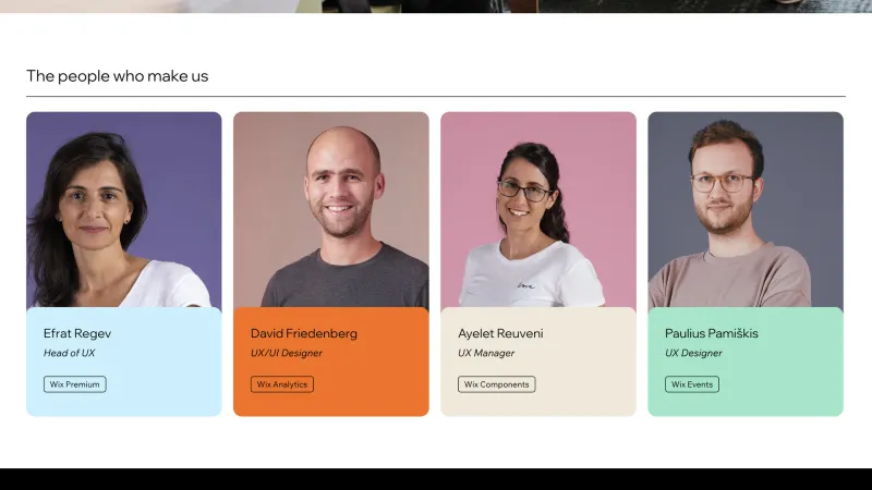Wix — Design, интерфейс, скриншот 1263