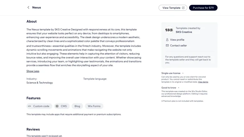 Wix — Design, интерфейс, скриншот 1269