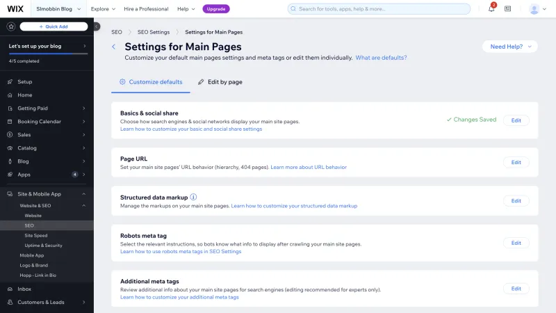 Wix — Design, интерфейс, скриншот 1270