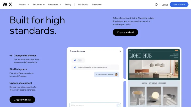 Wix — Design, интерфейс, скриншот 1276
