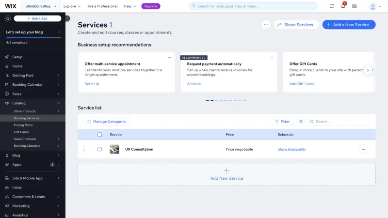 Wix — Design, интерфейс, скриншот 1277