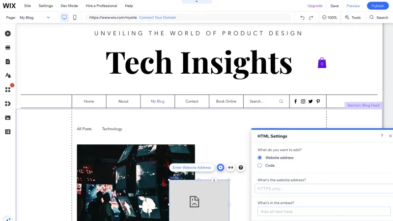 Wix — Design, интерфейс, скриншот 1281