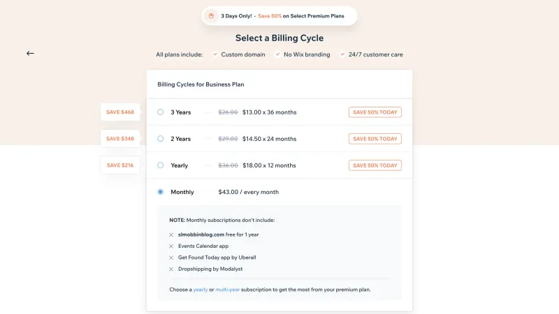 Wix — Design, интерфейс, скриншот 1301